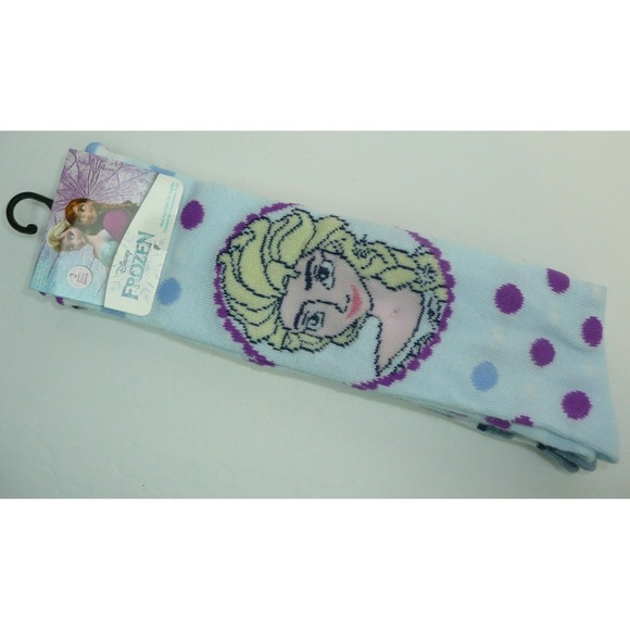 Other - Frozen Elsa Anna Crew Socks 2 Pairs Set Disney Christmas Cute Gift Girls 7-10